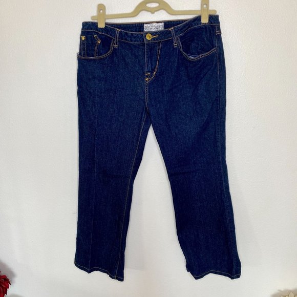 Phat Fashions Dark Wash Flare Jeans - Picture 1 of 5